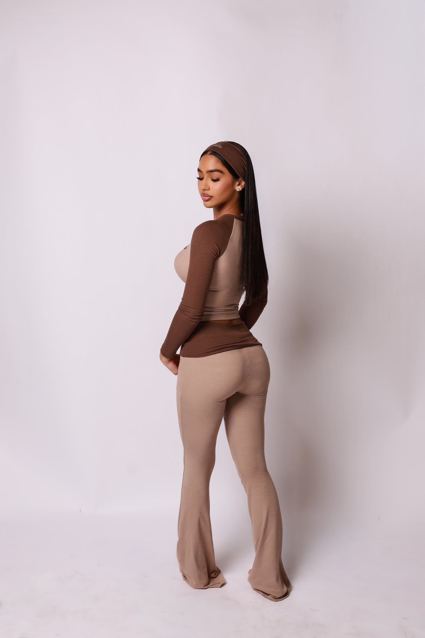 Coffee Brown - Two Piece Set