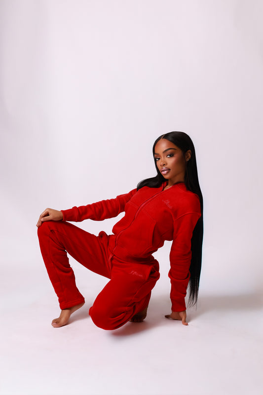 Scarlet Red - Sweat Suit